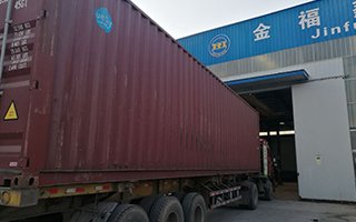 2017.4 Five Containers delivery to foreign customer