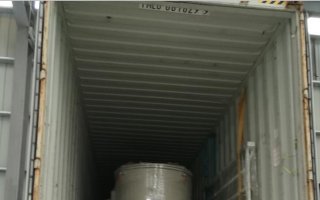 2017.8  7 containers for PVC profile production line